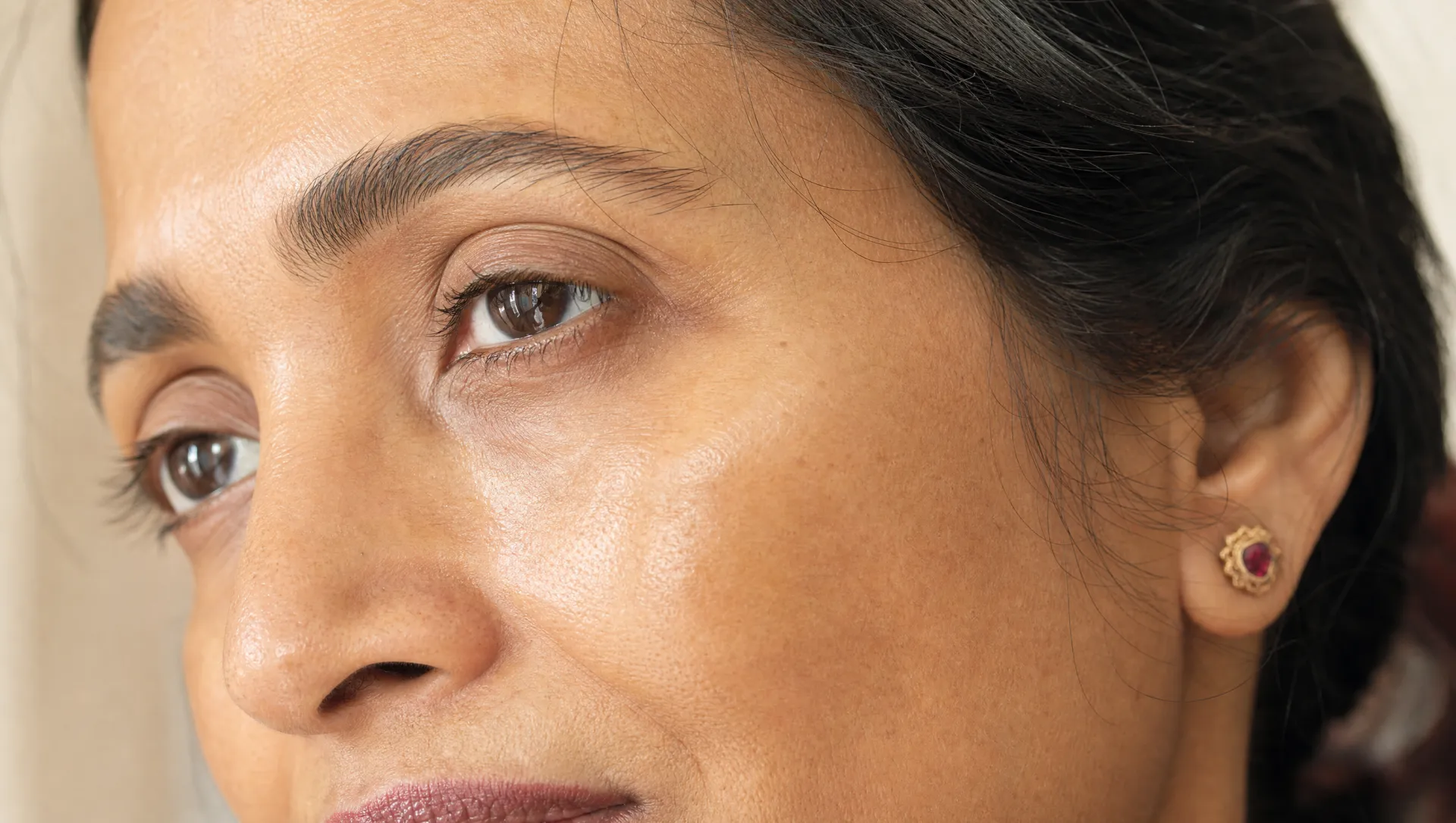Close-up of calm, healthy skin reflecting the skin-quality focus of biorevitalization at Activate Beauty in Miami.