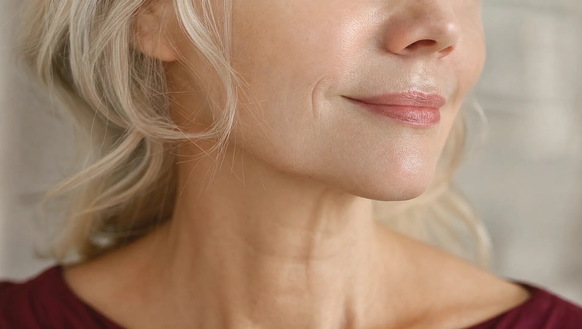 A close-up of healthy, natural skin texture — what a microneedling before and after aims to improve